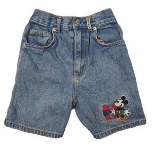 Vintage Mickey & Co Denim Shorts Patch Size Small
